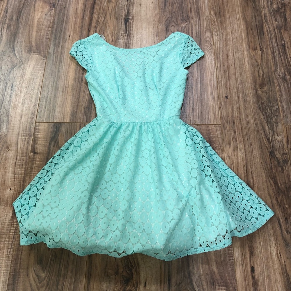 Baby blue baby doll dress- never worn
